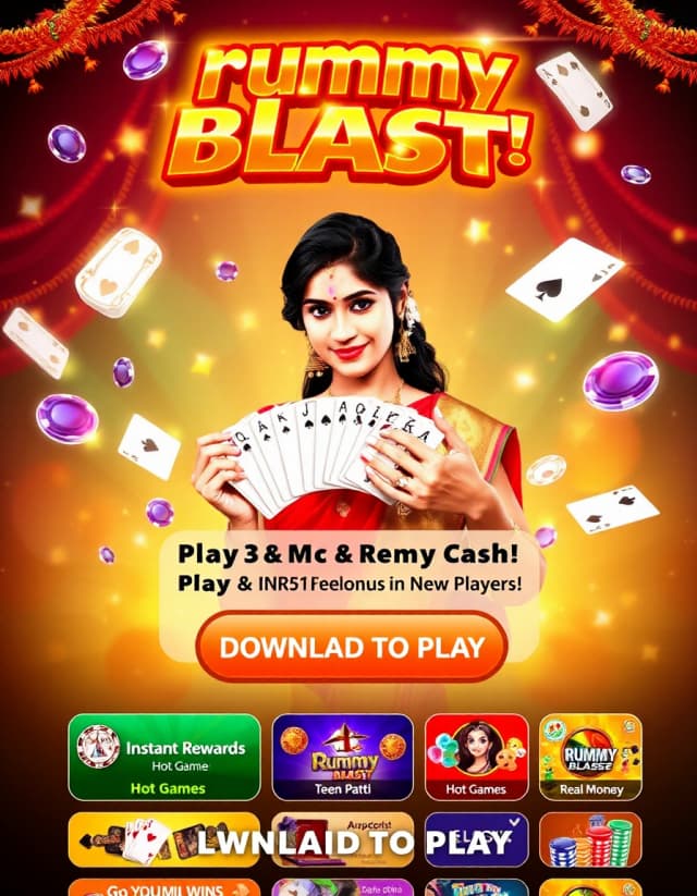 Rummy Blast Banner